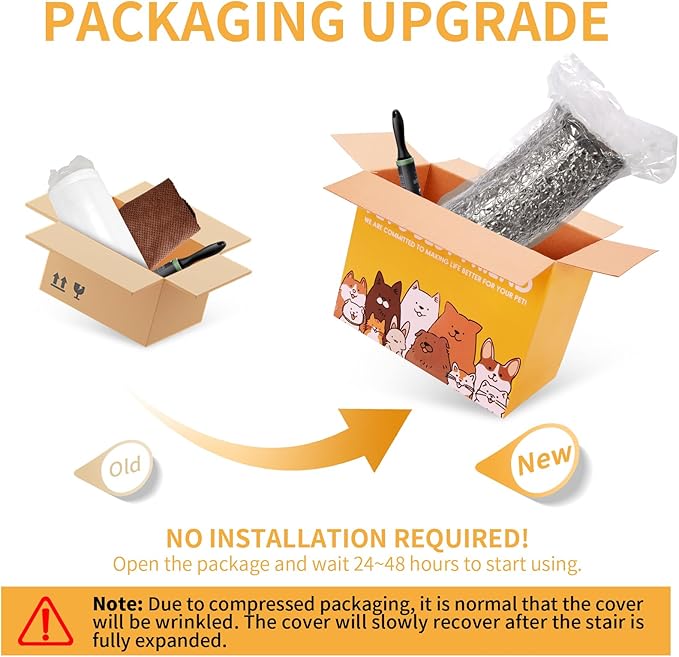 Topmart High Density Foam Pet Steps 2 Tiers 11.8" High,Non-Slip