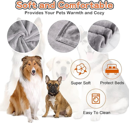 Large Dog Blanket-30 x 40" Soft Fleece Dog Blanket for Large Dog Washable