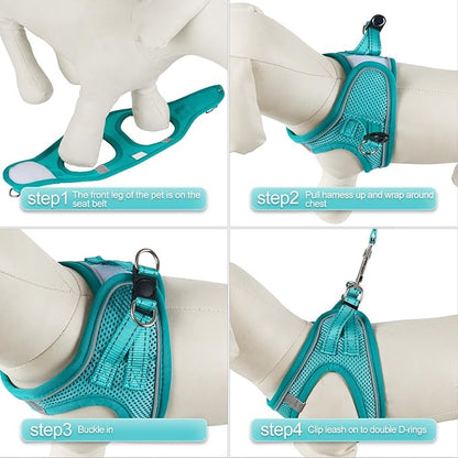 YIMEIS Dog Harness and Leash Set 1)