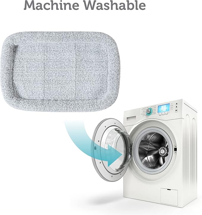 Friends Forever Bolster Dog Crate Mat 48 Inch