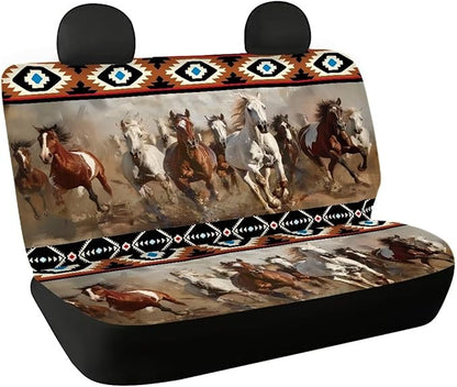 AFPANQZ Horse Aztec Stripe Full Wrap Car Seat
