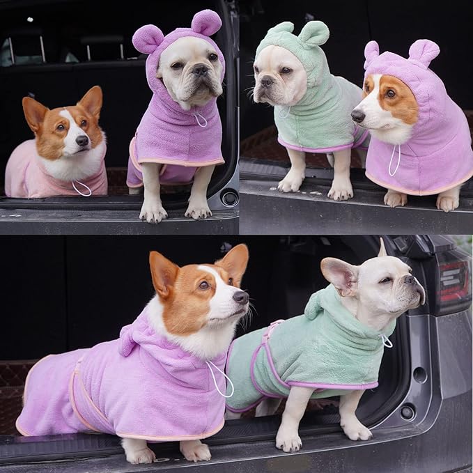 Dog Bathrobe Towel