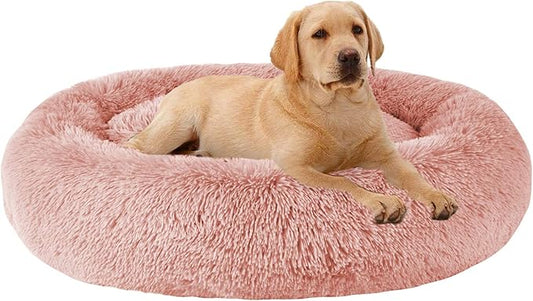 MFOX Calming Dog Bed (L/XL/XXL/XXXL) for Medium and 25/35/55/100lbs