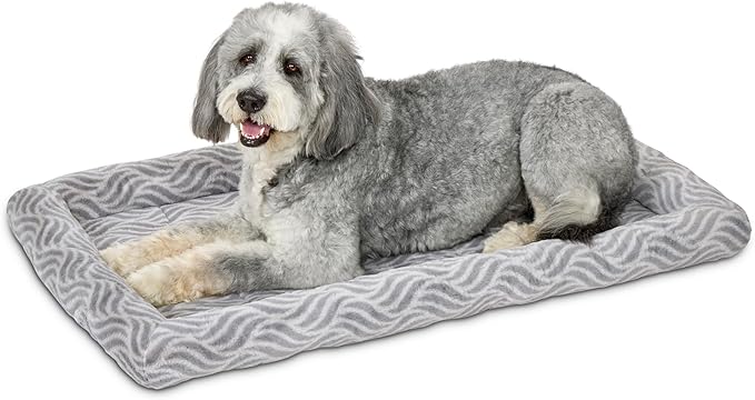 MidWest Homes For Pets QuiteTime Deluxe Wave Bolster 42"; 40242-WVGY