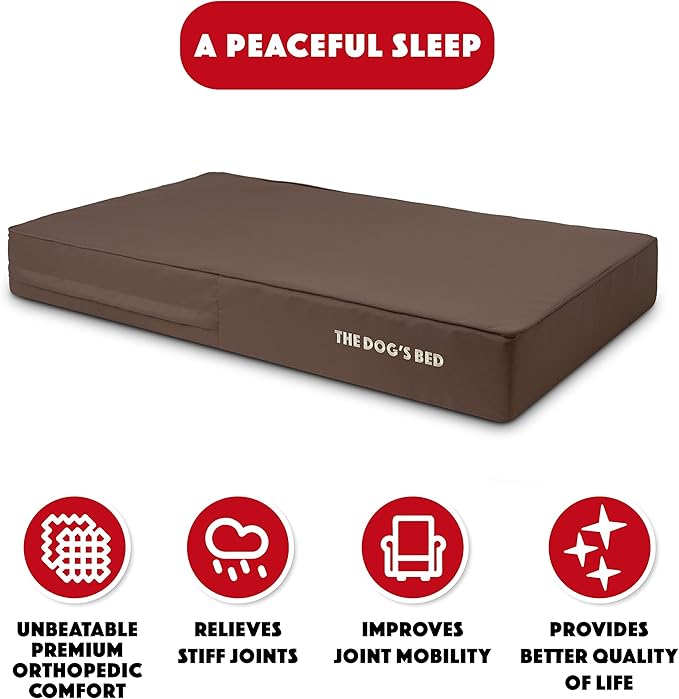 The Dog’s Bed Orthopedic Memory Foam Dog Bed 64x44, Pain