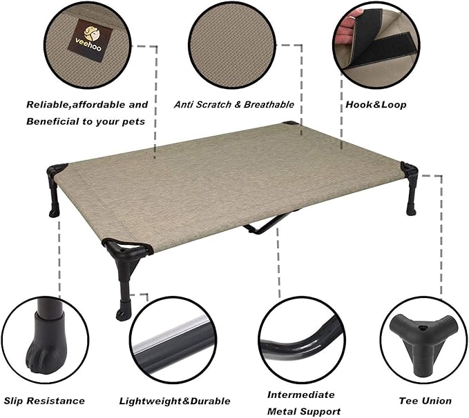 Veehoo Cooling Elevated Dog Bed CWC1803-XXL