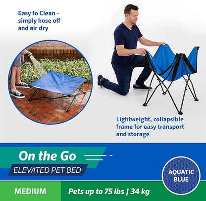 Coolaroo On The Go Cooling Elevated Dog Bed