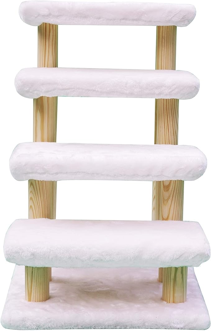 Cowboy Wooden pet Stairs 4-Step pet Ladder cat
