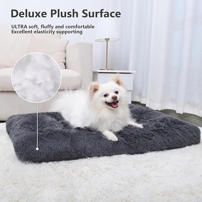 Vonabem Medium Dog Bed Crate Pad 30 inch