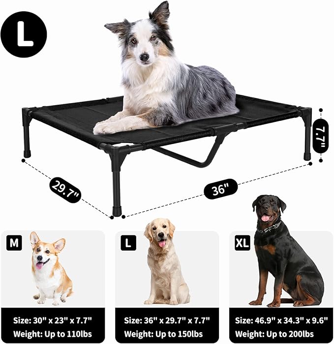 FIOCCO Elevated Dog Bed