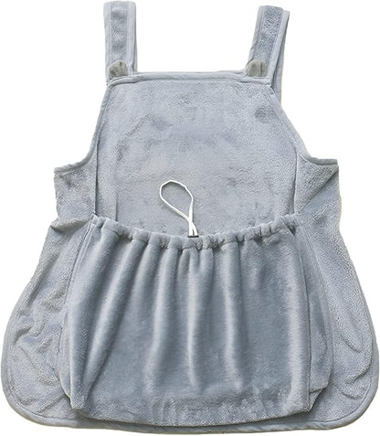 Pet Carrier Apron Cozy Cat Sling Dogs Front Shoulder Carry Kitten Sleeping Bag Hands-Free for Indoor Outdoor Travel Grey