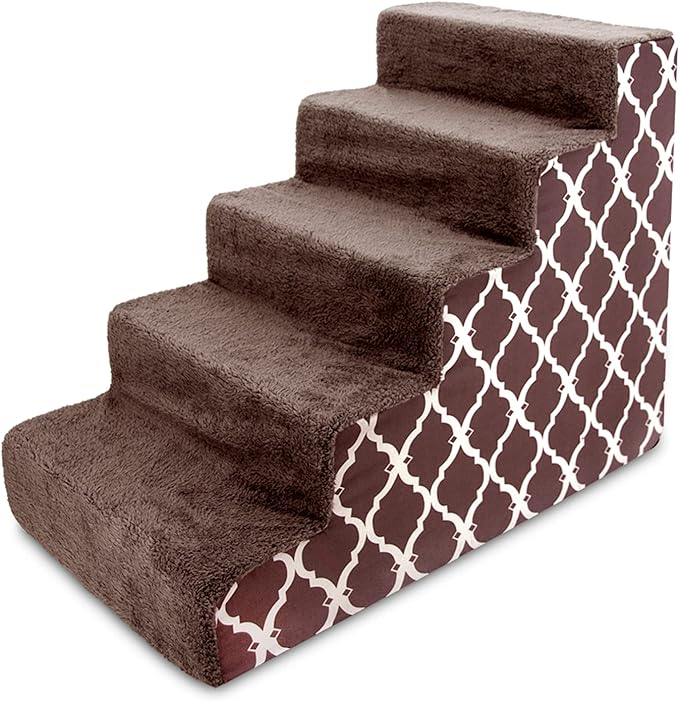 Best Pet Supplies Dog Stairs for Small Dogs & Cats 5-Step