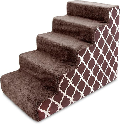 Best Pet Supplies Dog Stairs for Small Dogs & Cats 5-Step