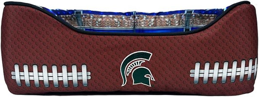 NCAA Michigan State Spartans Stadium Dog Bed