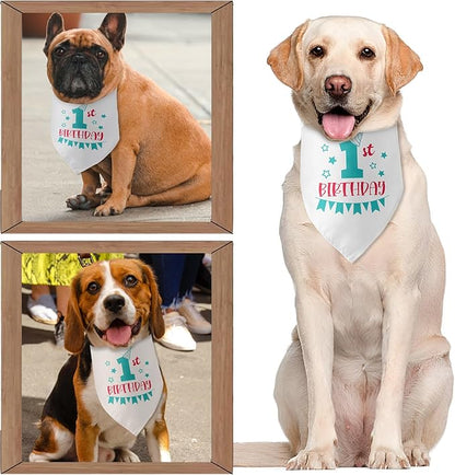 1st Birthday Dog Bandana 1 Year Old Gifts