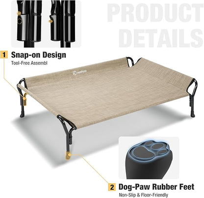 Veehoo Cooling Elevated Dog Bed