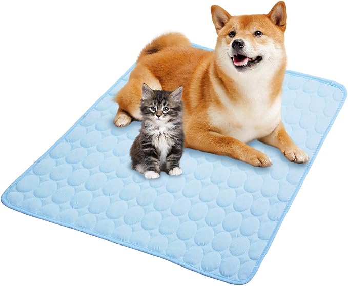 SHEJIZE Dog Cooling Mat Dog Cooling Pad Self Cooling Blanket 59x39inch/150x100