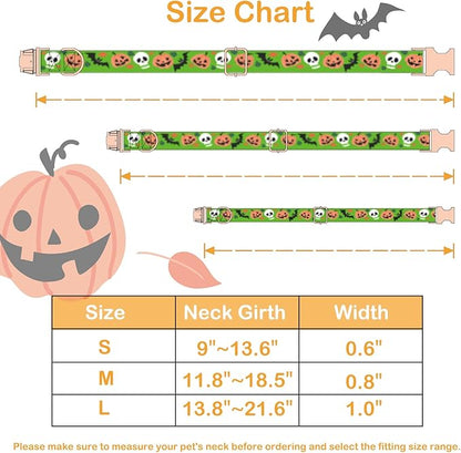 Faygarsle Bow Tie Halloween Fall Dog Collar