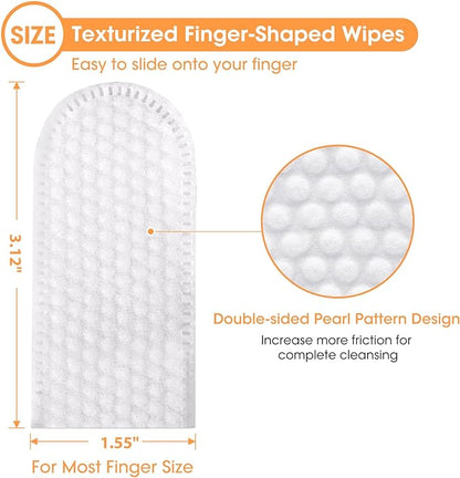 Dental Care Finger Wipes for Dogs & Cats Flavor,100pcs
