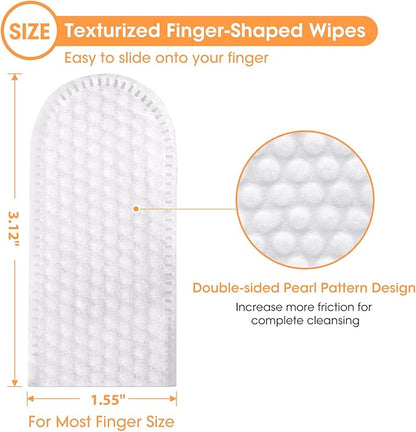 Teeth Cleaning Finger Wipes Cats,50 Ct,