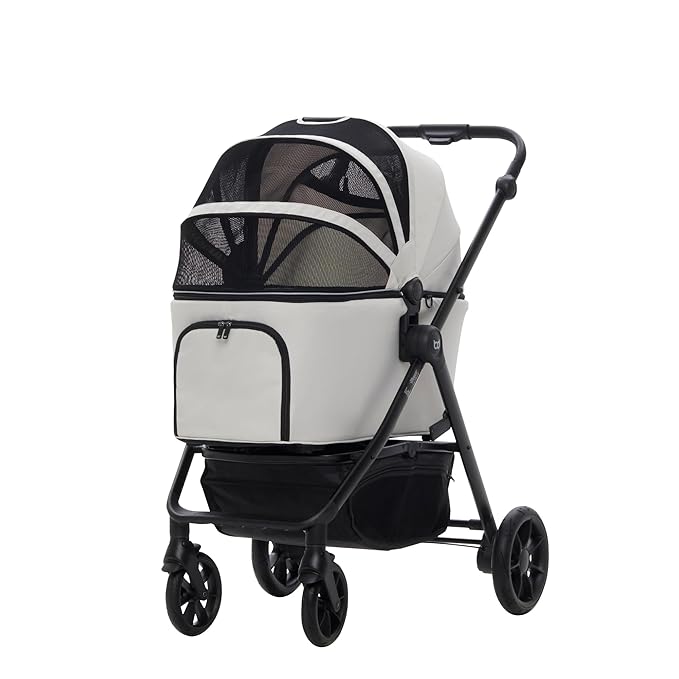 Buddyduggy Pet Stroller 3in1 Rider Boss (Beige)
