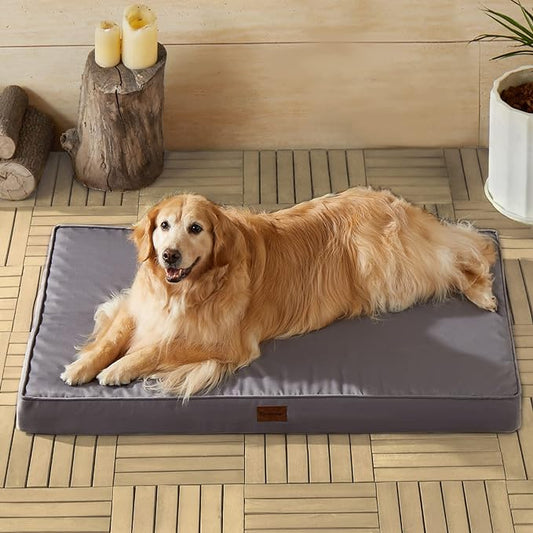 BFPETHOME Outdoor Dog Beds for Large Dogs (36 x 27 in,