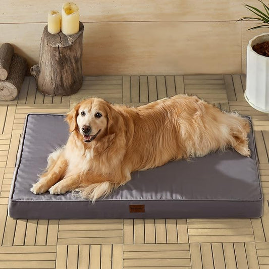 BFPETHOME Outdoor Dog Beds for Large Dogs (47 x 29 in,
