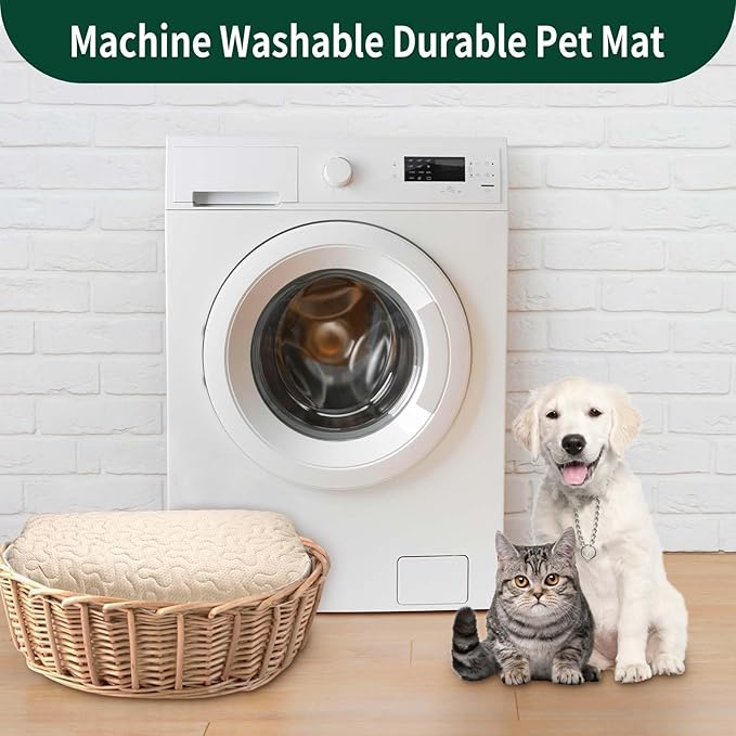 PJYucien Reusable Pee Pads for Dogs 24'' Per 62'' Diagonal 24'' Width 8 Panels