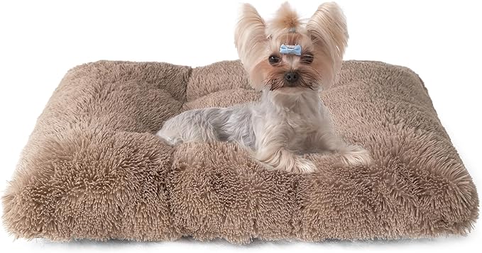 EHEYCIGA Fluffy Dog Crate Pad
