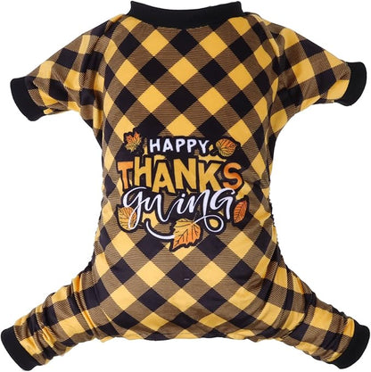 CuteBone Thanksgiving Dog Pajamas Costumes Pet Clothes Cat P261XS X-Small