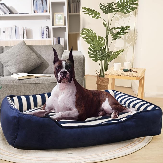 Dog Beds Large Sized Dog with Cushion 40" L 31" W 6" Th