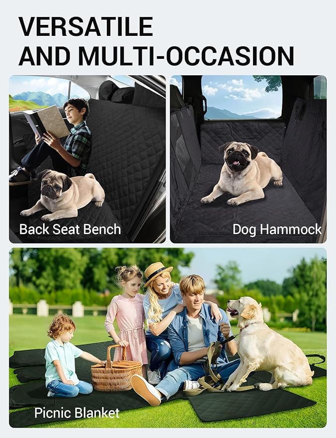 Proadsy 2024 Upgrade Dog Car Seat Cover Custom 2019-2024 Ram 1500 Pickup