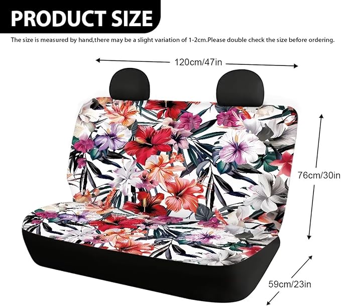AFPANQZ Tropical Flower Full Wrap Car Seat Covers
