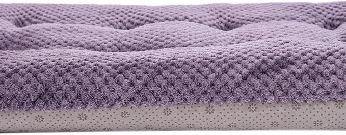 WONDER MIRACLE Fuzzy Deluxe Pet Beds (23" x 35", L-Grape
