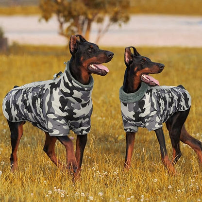 IDOMIK Warm Dog Coats with Harness