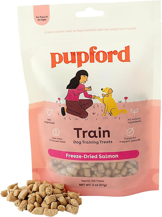 Pupford Freeze Dried Training Treats for Dogs & Puppies 225+ Two 2 oz)