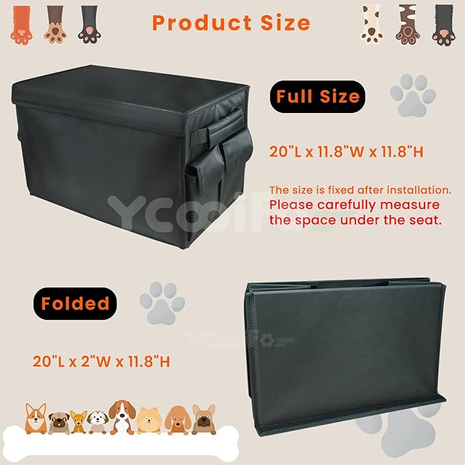 Dog Car Seat Extender up to 200lbs