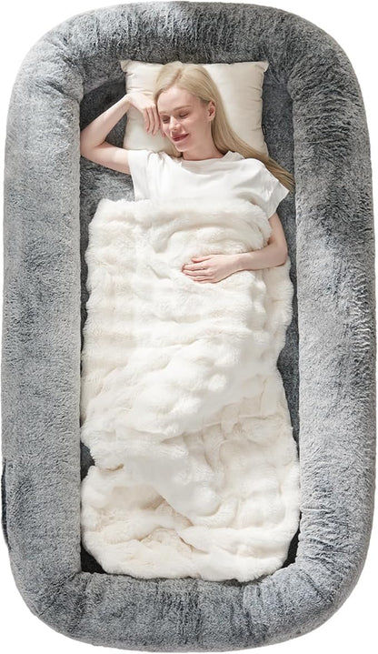 Human Dog Bed for Adult 320 GSM 40D Orthopedic