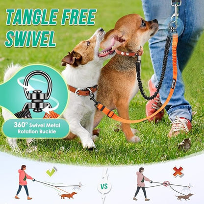 Two Dog Lead 2 in 1 Upgraded