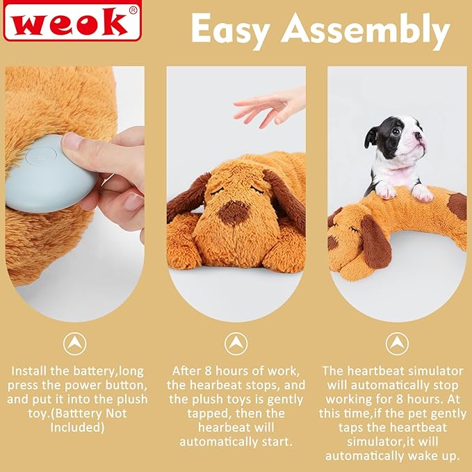 Heartbeat Puppy Toy