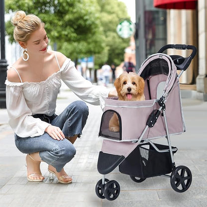 Pet Stroller 3 Wheel,