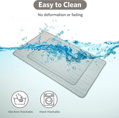 SHEJIZE Dog Cooling Mat 28x40inch/70x100cm, Fabric,