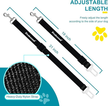 2 PCS Dog Seat Belt for Car Frskcssd