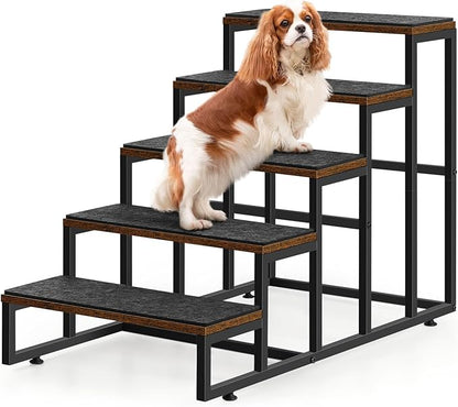 Pet Stairs for Bed Small Dogs 5 Steps