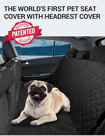 Proadsy 2024 Upgrade Dog Car Seat Cover Custom Fit 2016-2024 Toyota Tacoma Back Seat Extender Waterproof Scratch Proof Durable Black Protector Pet Hammock