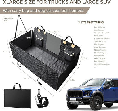 XL Truck Back Seat Extender for Dogs F150, Ram1500,