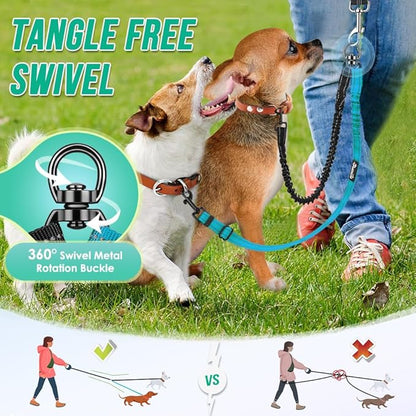 Two Dog Lead 2 in 1 Upgraded