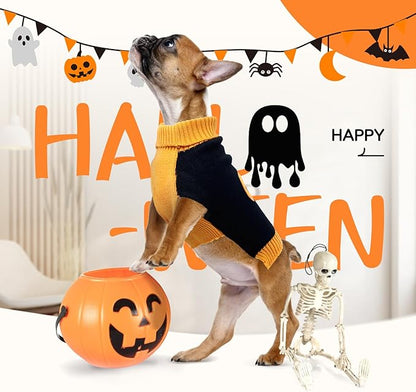 3 Pack Halloween Thanksgiving Christmas Dog Cat Knit Sweater Set