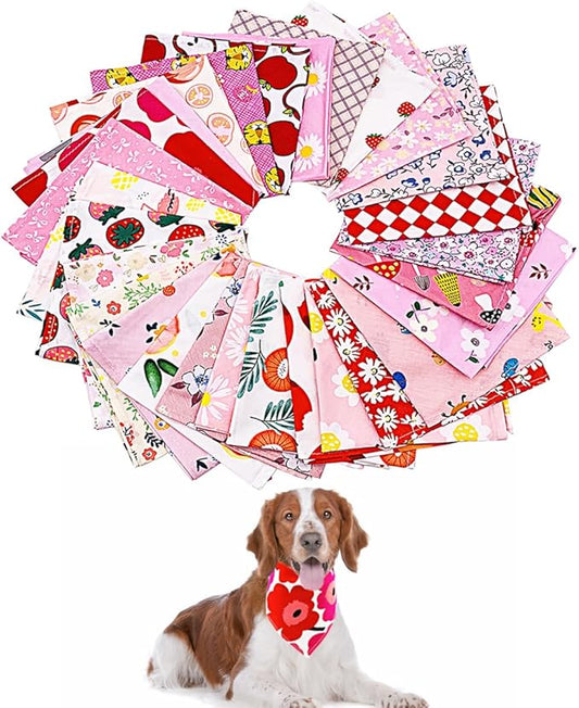 PET SHOW 10pcs Girls Small Dog Bandanas Female