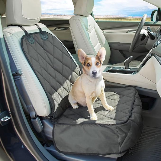 Quilted Dog Front Car Seat Cover